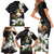 Philippines Eagle with Coat Of Arm Family Matching Short Sleeve Bodycon Dress and Hawaiian Shirt Simple Sampaguita Jasmine