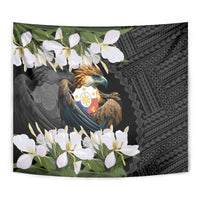 Philippines Eagle with Coat Of Arm Tapestry Simple Sampaguita Jasmine