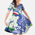 Philippines Flag Family Matching Off The Shoulder Long Sleeve Dress and Hawaiian Shirt Sampaguita Jasmine with Polynesian Tribal