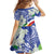 Philippines Flag Family Matching Off The Shoulder Long Sleeve Dress and Hawaiian Shirt Sampaguita Jasmine with Polynesian Tribal