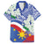 Philippines Flag Family Matching Off Shoulder Maxi Dress and Hawaiian Shirt Sampaguita Jasmine with Polynesian Tribal