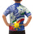 Philippines Flag Family Matching Off Shoulder Short Dress and Hawaiian Shirt Sampaguita Jasmine with Polynesian Tribal