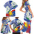 Philippines Flag Family Matching Short Sleeve Bodycon Dress and Hawaiian Shirt Sampaguita Jasmine with Polynesian Tribal