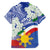 Philippines Flag Family Matching Short Sleeve Bodycon Dress and Hawaiian Shirt Sampaguita Jasmine with Polynesian Tribal