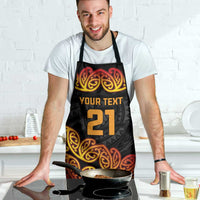 New Zealand Rugby Pacific Custom Apron Rangatira Maori Kowhaiwhai Pattern - Polynesian Pride