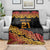 New Zealand Rugby Pacific Custom Blanket Rangatira Maori Kowhaiwhai Pattern