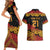 New Zealand Rugby Pacific Custom Couples Matching Short Sleeve Bodycon Dress and Hawaiian Shirt Rangatira Maori Kowhaiwhai Pattern