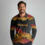 New Zealand Rugby Pacific Custom Long Sleeve Polo Shirt Rangatira Maori Kowhaiwhai Pattern