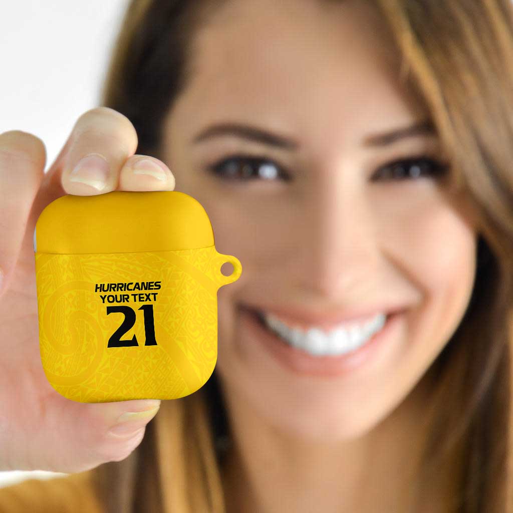 New Zealand Rugby Pacific Custom AirPods Case Hau Awhiowhio Maori Tribal Tattoo - Polynesian Pride