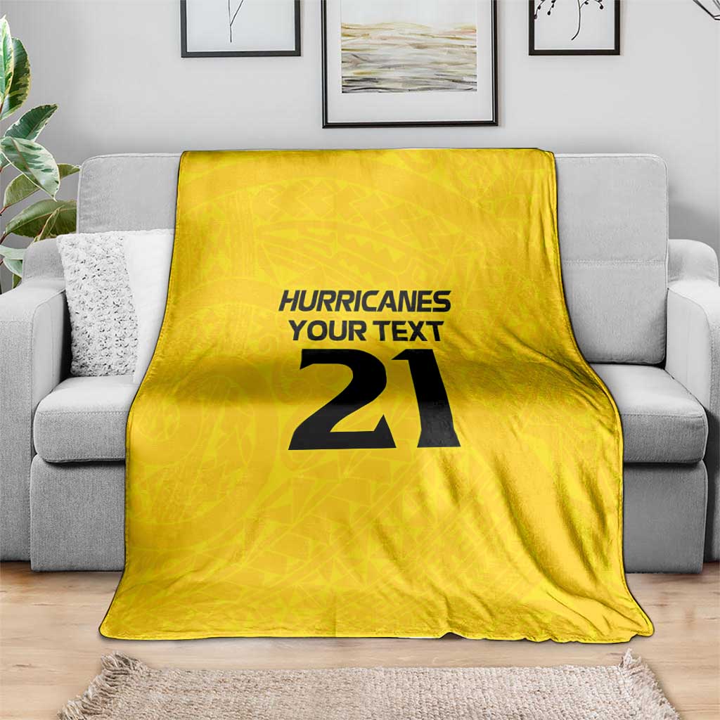 New Zealand Rugby Pacific Custom Blanket Hau Awhiowhio Maori Tribal Tattoo