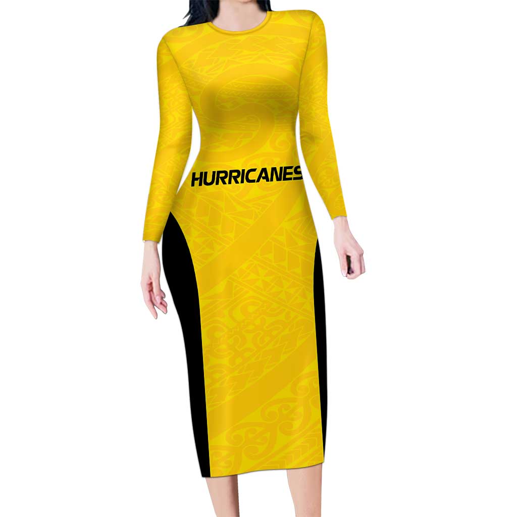 New Zealand Rugby Pacific Custom Family Matching Long Sleeve Bodycon Dress and Hawaiian Shirt Hau Awhiowhio Maori Tribal Tattoo