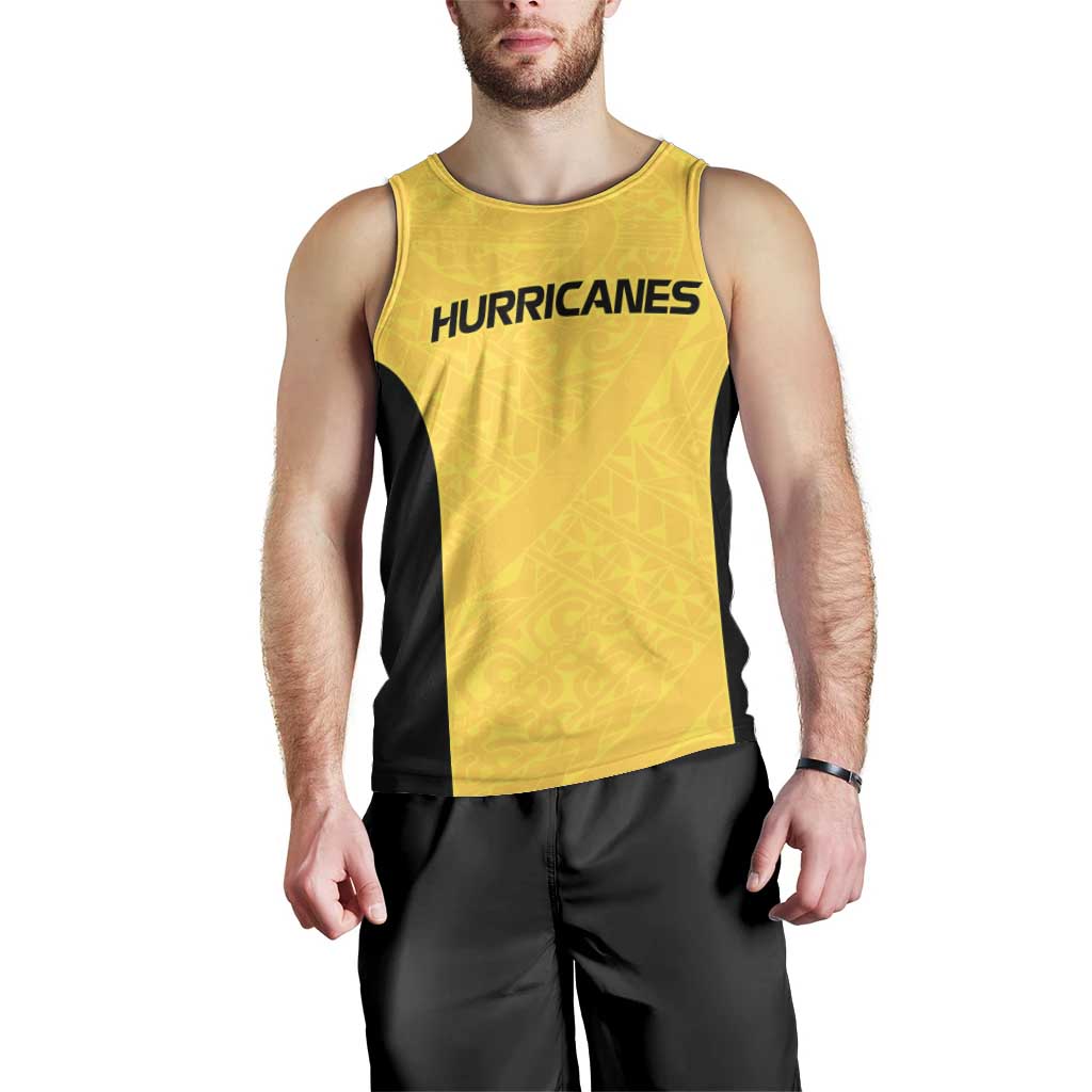 New Zealand Rugby Pacific Custom Men Tank Top Hau Awhiowhio Maori Tribal Tattoo