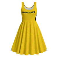 New Zealand Rugby Pacific Custom Midi Dress Hau Awhiowhio Maori Tribal Tattoo - Polynesian Pride