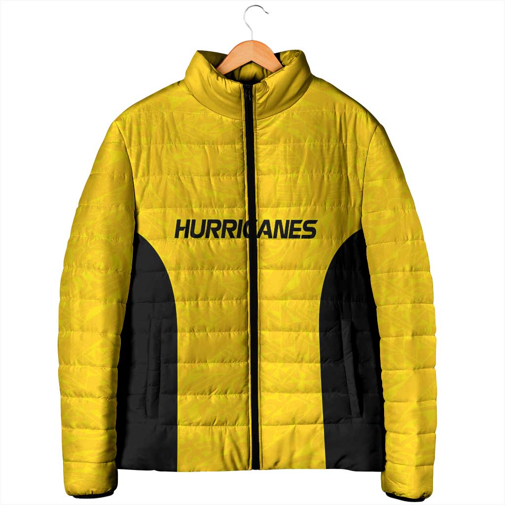 New Zealand Rugby Pacific Custom Padded Jacket Hau Awhiowhio Maori Tribal Tattoo - Polynesian Pride