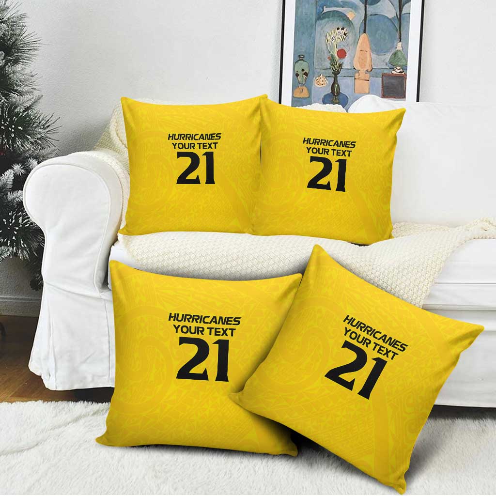 New Zealand Rugby Pacific Custom Pillow Cover Hau Awhiowhio Maori Tribal Tattoo - Polynesian Pride