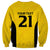 New Zealand Rugby Pacific Custom Sweatshirt Hau Awhiowhio Maori Tribal Tattoo