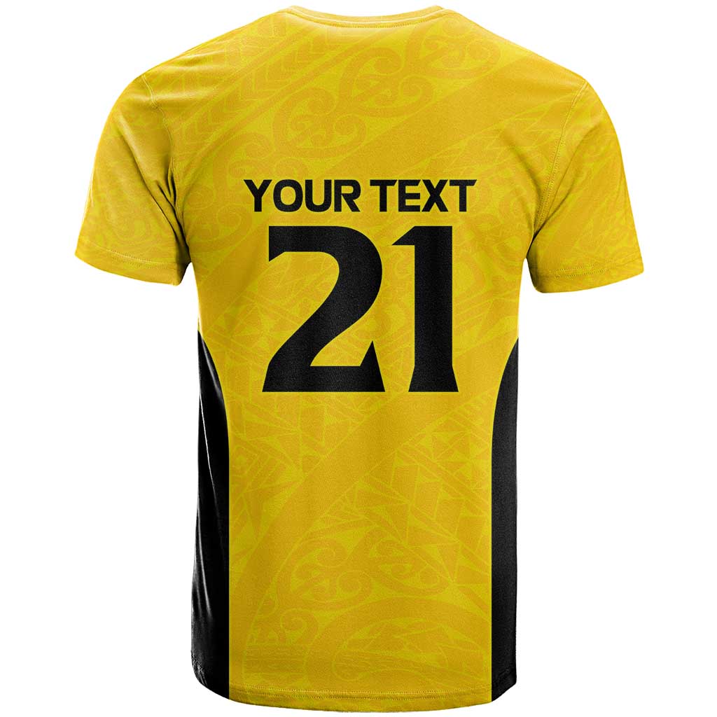 New Zealand Rugby Pacific Custom T Shirt Hau Awhiowhio Maori Tribal Tattoo