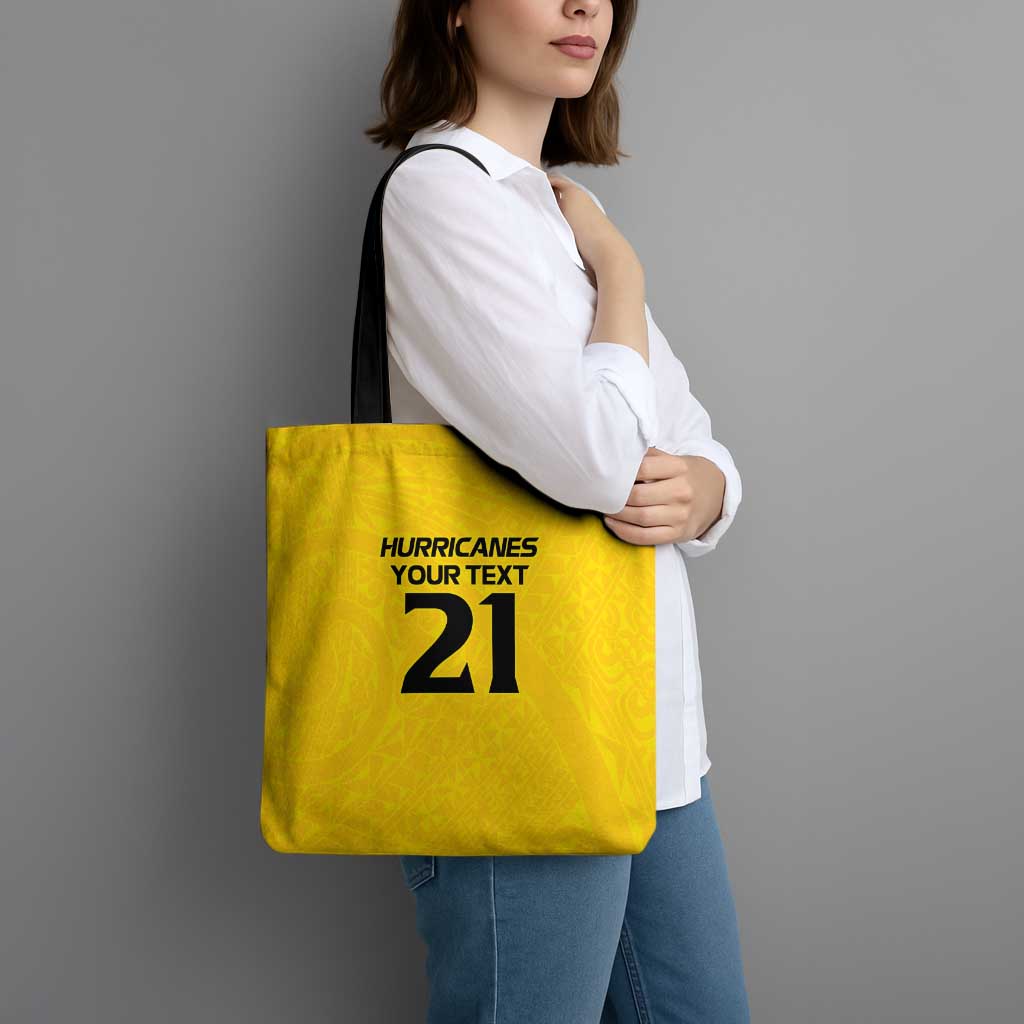 New Zealand Rugby Pacific Custom Tote Bag Hau Awhiowhio Maori Tribal Tattoo - Polynesian Pride