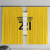 New Zealand Rugby Pacific Custom Window Curtain Hau Awhiowhio Maori Tribal Tattoo