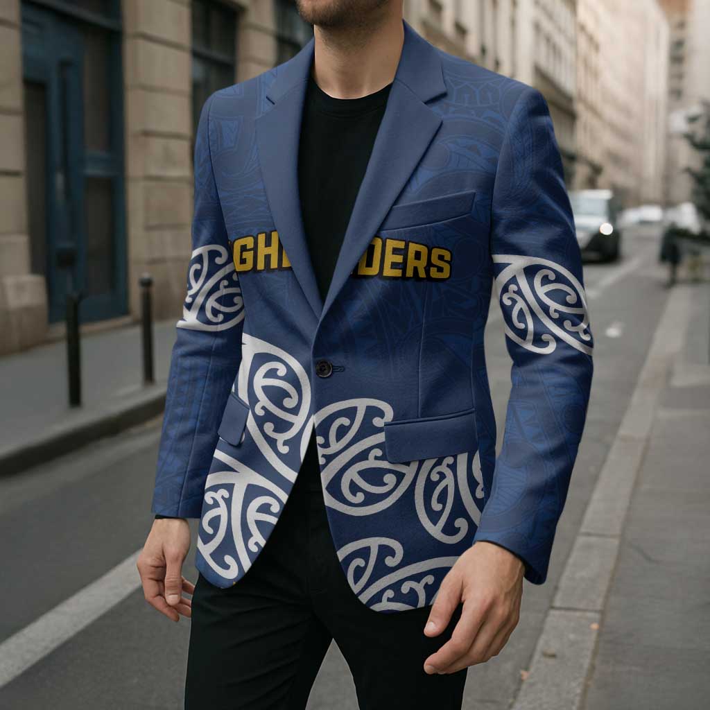 New Zealand Rugby Pacific Custom Blazer Kahupeka Maori Kowhaiwhai Pattern - Polynesian Pride