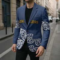 New Zealand Rugby Pacific Custom Blazer Kahupeka Maori Kowhaiwhai Pattern - Polynesian Pride