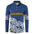 New Zealand Rugby Pacific Custom Button Sweatshirt Kahupeka Maori Kowhaiwhai Pattern