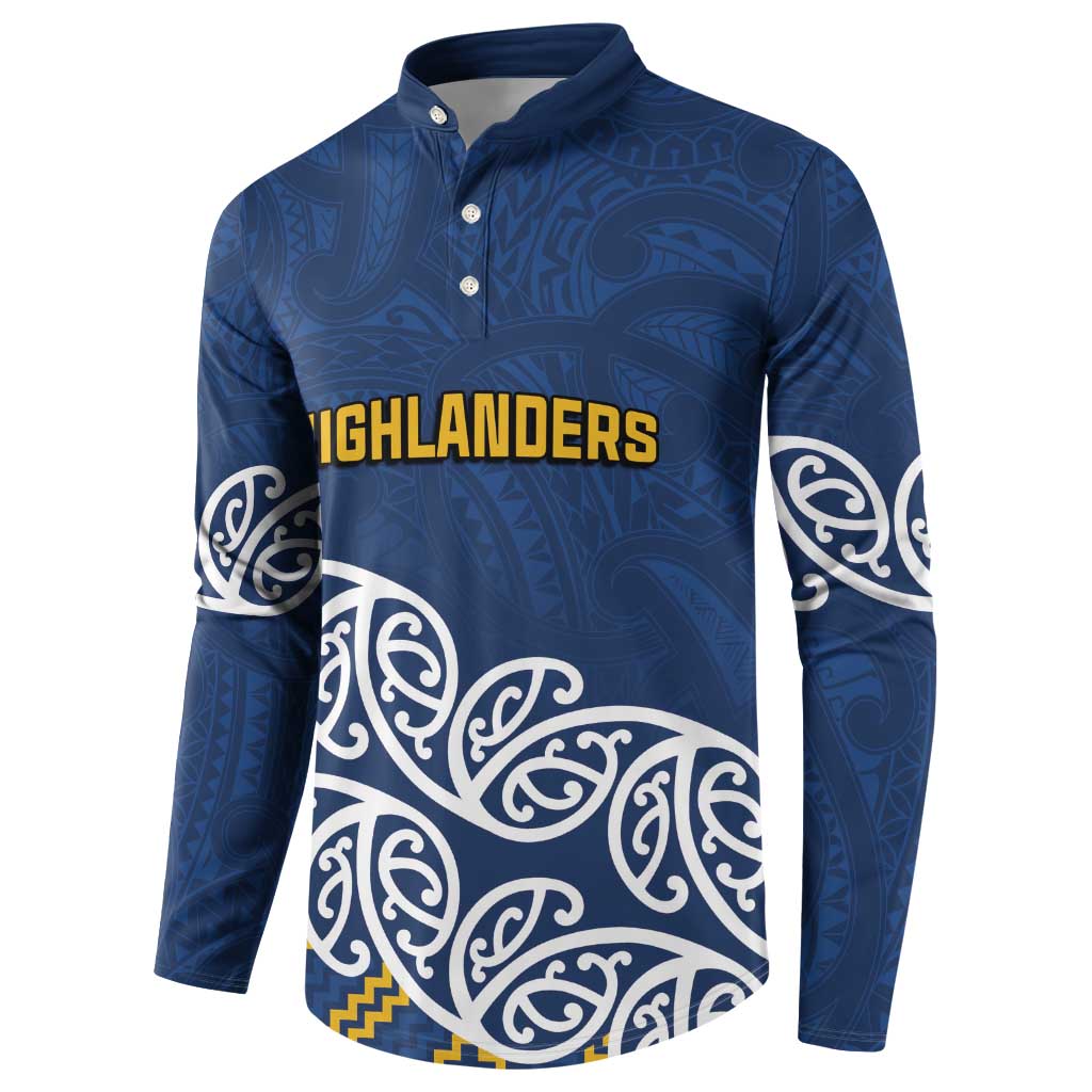 New Zealand Rugby Pacific Custom Button Sweatshirt Kahupeka Maori Kowhaiwhai Pattern
