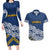 New Zealand Rugby Pacific Custom Couples Matching Long Sleeve Bodycon Dress and Hawaiian Shirt Kahupeka Maori Kowhaiwhai Pattern