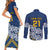 New Zealand Rugby Pacific Custom Couples Matching Short Sleeve Bodycon Dress and Long Sleeve Button Shirt Kahupeka Maori Kowhaiwhai Pattern