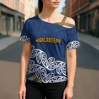 New Zealand Rugby Pacific Custom Cross Shoulder Shirt Kahupeka Maori Kowhaiwhai Pattern - Polynesian Pride