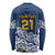 New Zealand Rugby Pacific Custom Long Sleeve Shirt Kahupeka Maori Kowhaiwhai Pattern