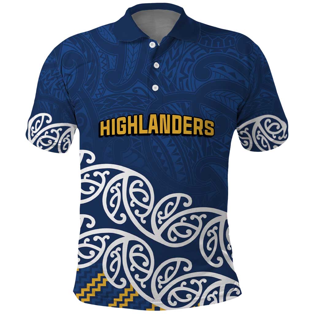 New Zealand Rugby Pacific Custom Polo Shirt Kahupeka Maori Kowhaiwhai Pattern