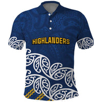 New Zealand Rugby Pacific Custom Polo Shirt Kahupeka Maori Kowhaiwhai Pattern