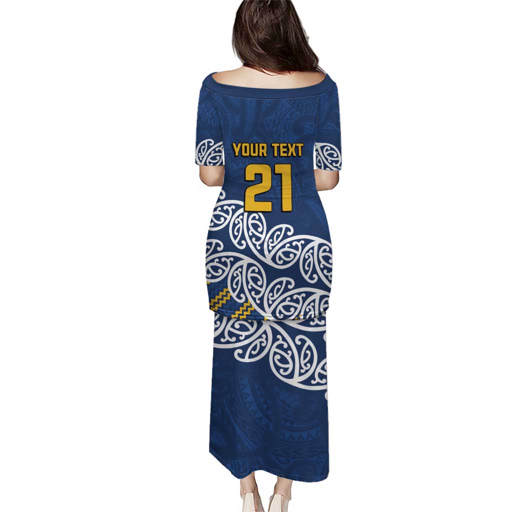 New Zealand Rugby Pacific Custom Puletasi Kahupeka Maori Kowhaiwhai Pattern