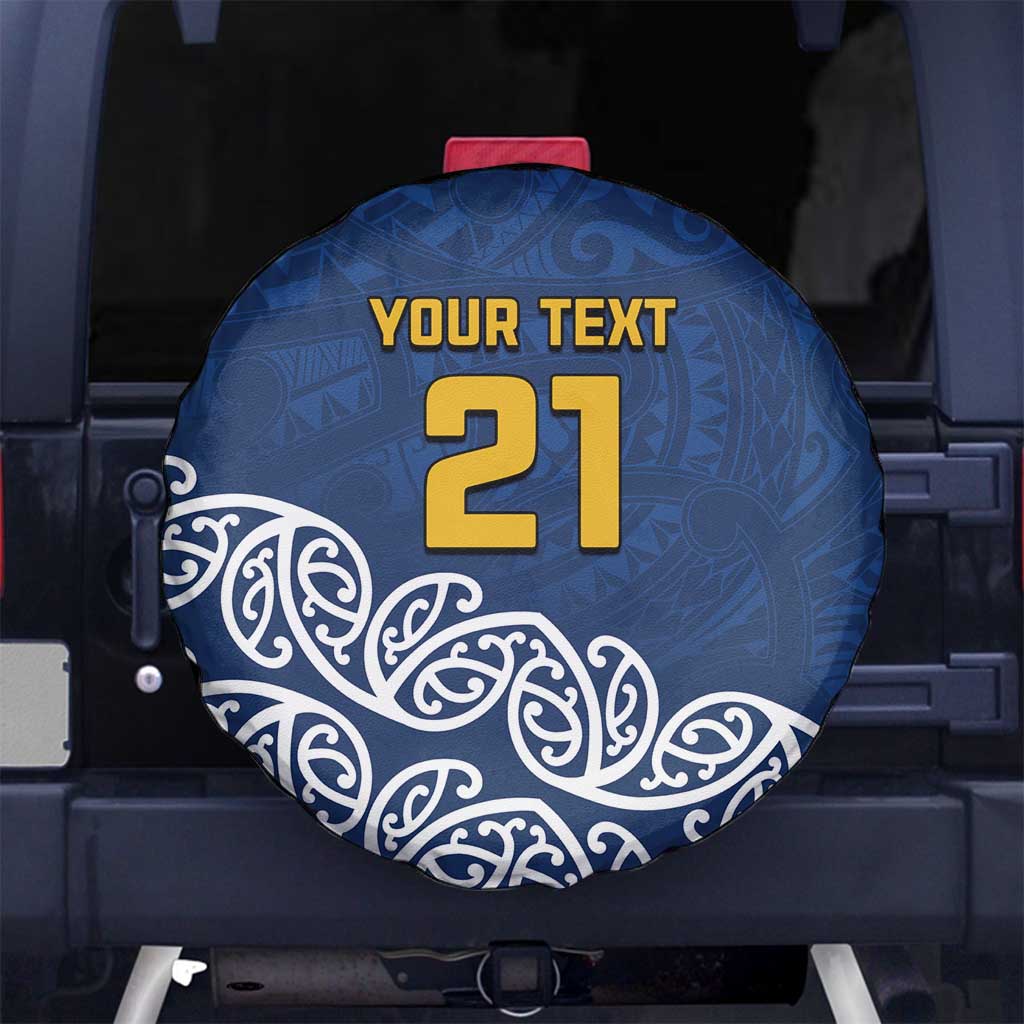 New Zealand Rugby Pacific Custom Spare Tire Cover Kahupeka Maori Kowhaiwhai Pattern