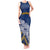 New Zealand Rugby Pacific Custom Tank Maxi Dress Kahupeka Maori Kowhaiwhai Pattern