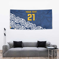 New Zealand Rugby Pacific Custom Tapestry Kahupeka Maori Kowhaiwhai Pattern