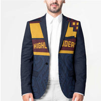 New Zealand Rugby Pacific Custom Blazer Kahupeka Retro 2025 Taniko Motif - Polynesian Pride