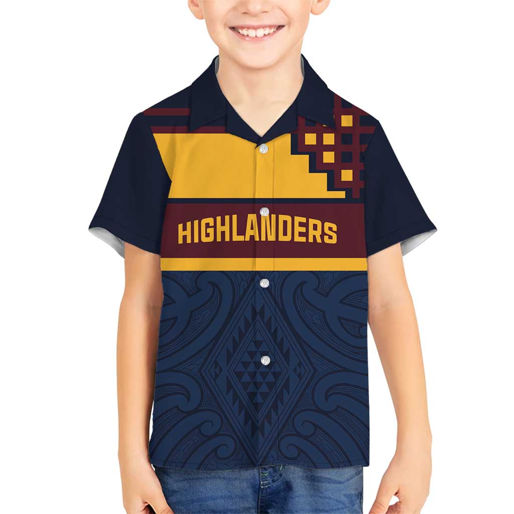 New Zealand Rugby Pacific Custom Family Matching Off Shoulder Short Dress and Hawaiian Shirt Kahupeka Retro 2025 Taniko Motif