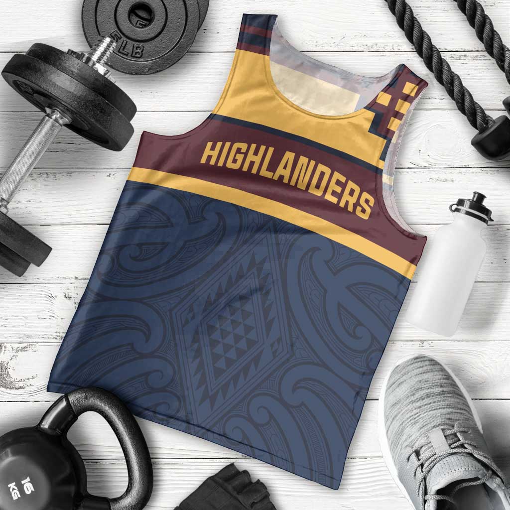 New Zealand Rugby Pacific Custom Men Tank Top Kahupeka Retro 2025 Taniko Motif