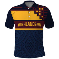 New Zealand Rugby Pacific Custom Polo Shirt Kahupeka Retro 2025 Taniko Motif