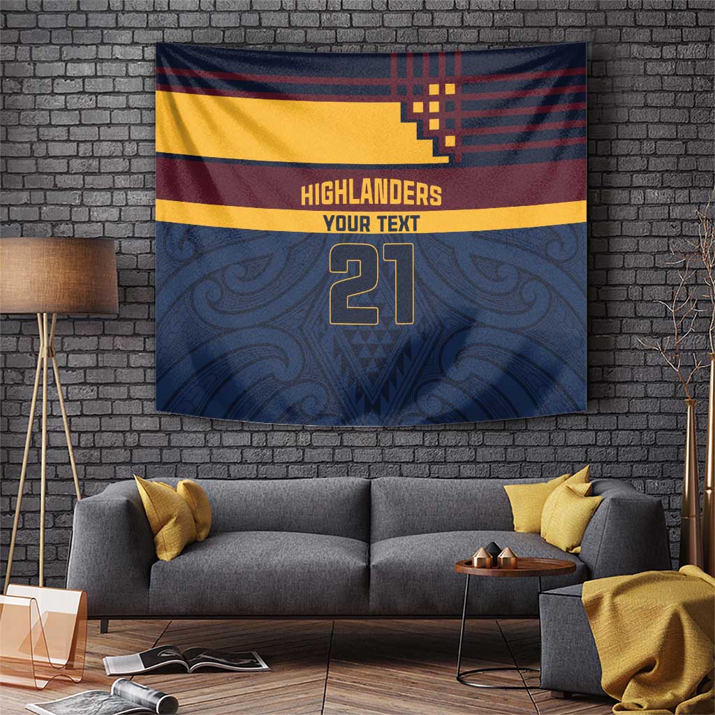 New Zealand Rugby Pacific Custom Tapestry Kahupeka Retro 2025 Taniko Motif