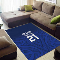 New Zealand Rugby Pacific Custom Area Rug Kahurangi Auckland All Blue