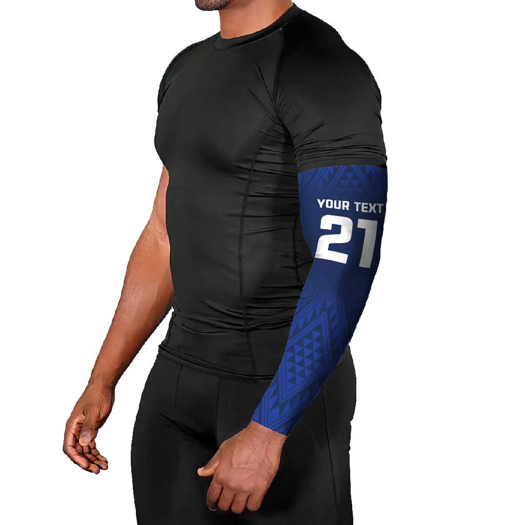 New Zealand Rugby Pacific Custom Arm Sleeves Kahurangi Auckland All Blue - Polynesian Pride