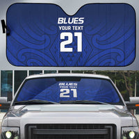 New Zealand Rugby Pacific Custom Auto Sun Shade Kahurangi Auckland All Blue - Polynesian Pride
