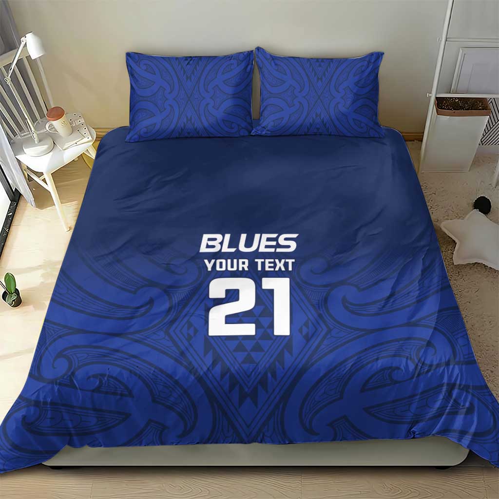 New Zealand Rugby Pacific Custom Bedding Set Kahurangi Auckland All Blue