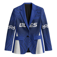 New Zealand Rugby Pacific Custom Blazer Kahurangi Auckland All Blue - Polynesian Pride