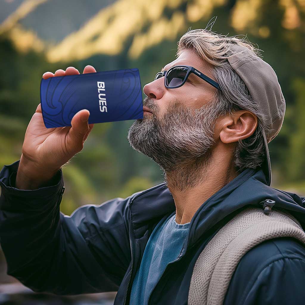 New Zealand Rugby Pacific Custom 4 in 1 Can Cooler Tumbler Kahurangi Auckland All Blue