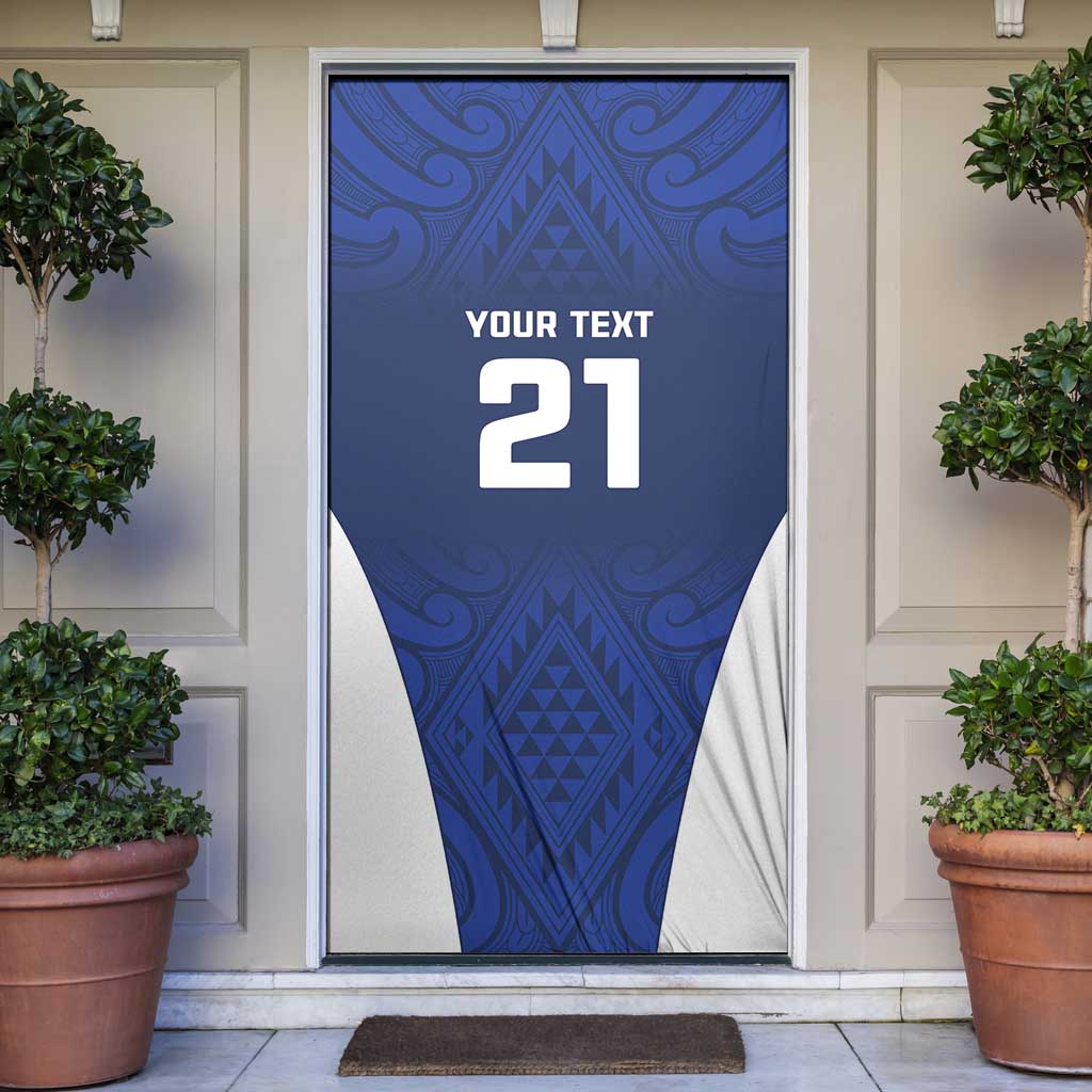 New Zealand Rugby Pacific Custom Door Cover Kahurangi Auckland All Blue - Polynesian Pride