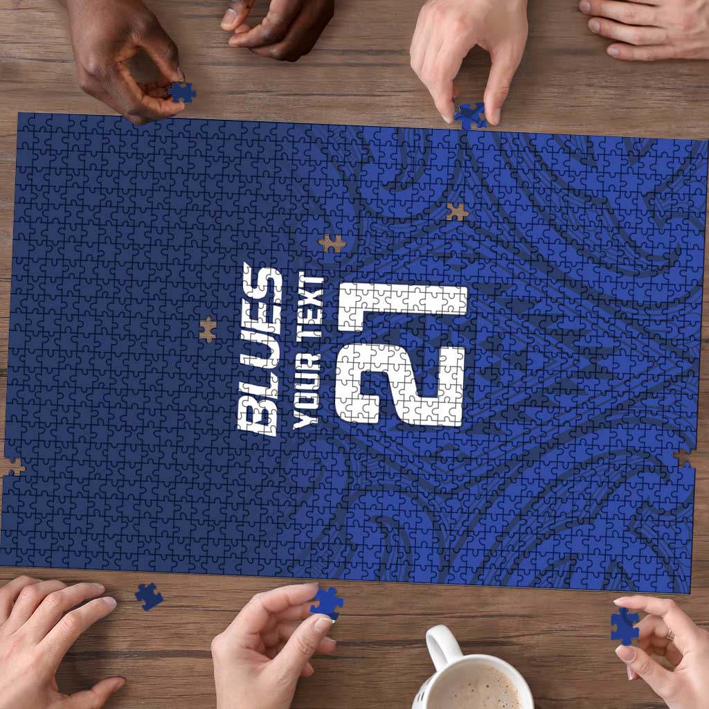 New Zealand Rugby Pacific Custom Puzzle Kahurangi Auckland All Blue - Polynesian Pride